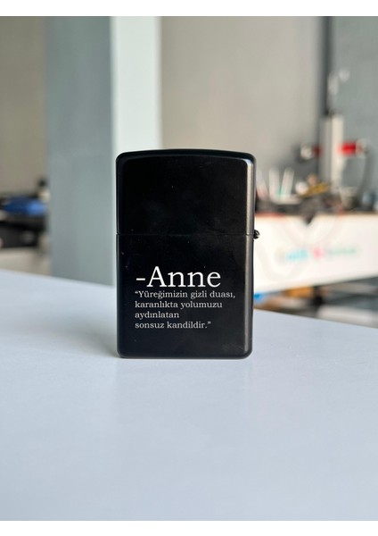 Anneye Özel Fotoğraflı Zippo Tarzı Metal Çakmak fiyatları