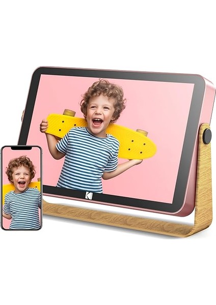 10” Wifi Akıllı Dijital Fotoğraf Çerçevesi – IPS Hd Dokunmatik Ekran, 32 Gb, 4000 Mah Batarya, Metal Çerçeve