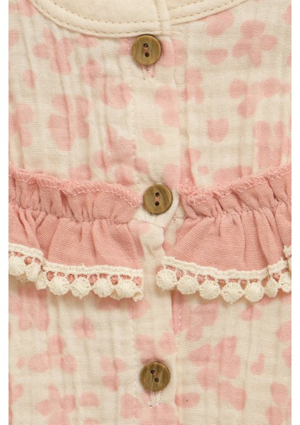 Kız Bebek Çiçek Desenli Bluz ve Şort Takımı (9-12-18 Ay) fiyatları