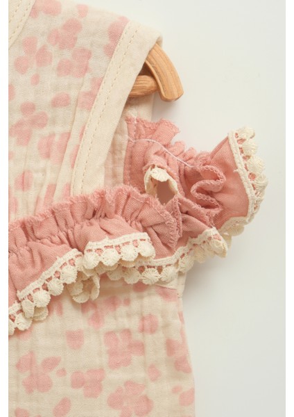 Kız Bebek Çiçek Desenli Bluz ve Şort Takımı (9-12-18 Ay) modelleri