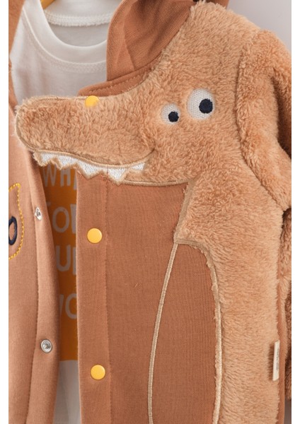 Erkek Bebek Dinazor Model Eşofman Takım (9-12-18 Ay) fırsatları