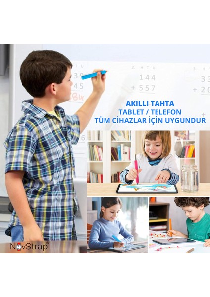 Akıllı Tahta Kalemi + 2 Adet Yedek Uç (Tüm Tablet Telefonlar Ile Uyumlu Dokunmatik Kalem) fırsatları