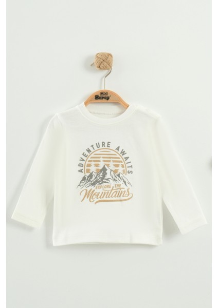 Erkek Bebek Sweatshirt, Pantolon ve Kareli Ceketli 3’lü Takım (9-12-18 Ay) fırsatları