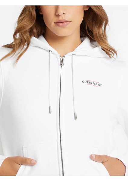 Kadın Beyaz Sweatshirt W4YQ13KC811-G011 modelleri