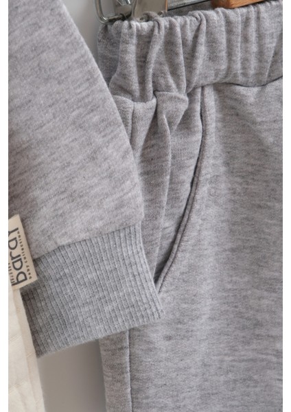 Erkek Bebek Aslan Nakış Ceket 3'lü Eşofman Takım (9-12-18-24 Ay) modelleri