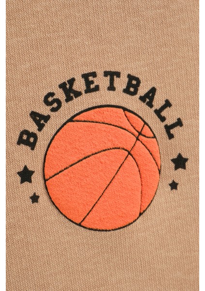 Bebek Baskılı 3'lü Eşofman Takımı (Sweatshirt, Pantolon, Ceket) (9-12-18 Ay) fiyatları