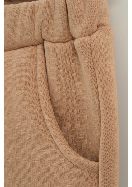 Bebek Baskılı 3'lü Eşofman Takımı (Sweatshirt, Pantolon, Ceket) (9-12-18 Ay) fırsatları