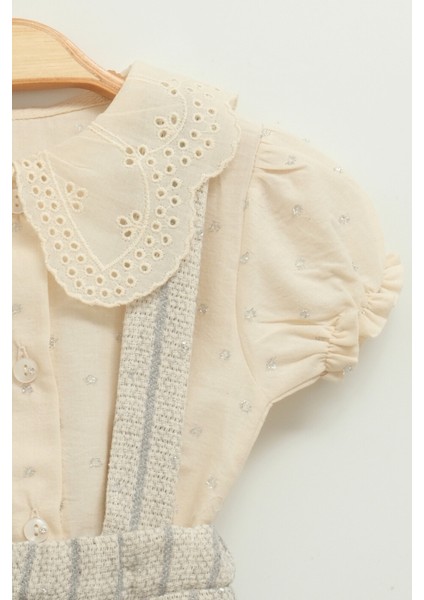 Kız Bebek Pötikare Tulum ve Bluz Takımı (9-12-18-24 Ay) fırsatları