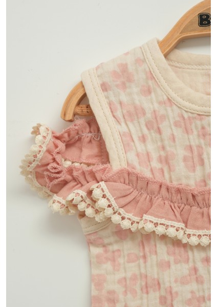 Kız Çocuk Çiçekli Bluz ve Fiyonklu Şort Takım (2-3-4-5 Yaş) modelleri