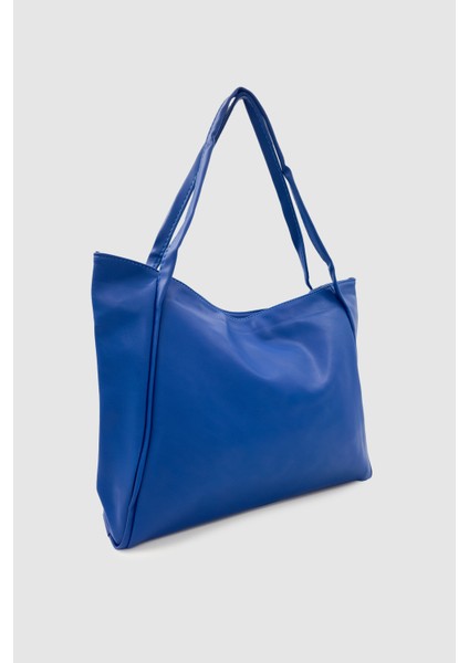 Rosil Yumuşak Dokulu Iç Bölmeli Fermuarlı El, Kol ve Omuz Çantası Lacivert fiyatları