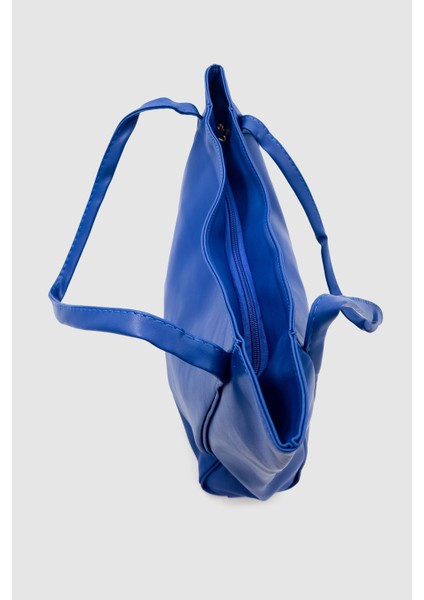 Rosil Yumuşak Dokulu Iç Bölmeli Fermuarlı El, Kol ve Omuz Çantası Lacivert indirimleri