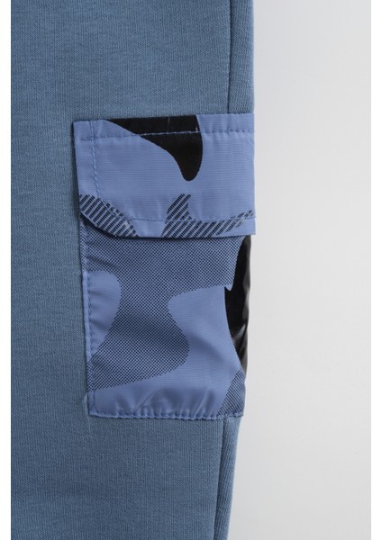 Erkek Bebek Kamuflaj Desen Peluş Eşofman 3'lü Takım (9-12-18 Ay) fırsatları