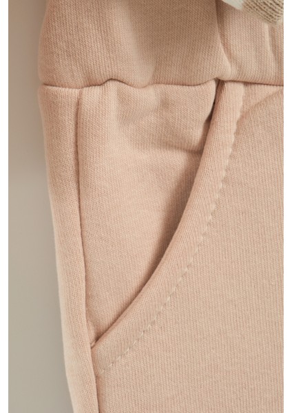 Kız Bebek Baskılı 3'lü Eşofman Takımı (Sweatshirt, Pantolon, Ceket ) (9-12-18 Ay) modelleri