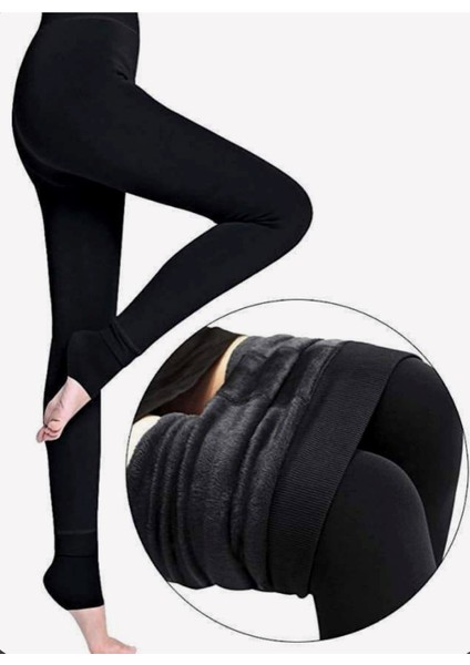 Siyah Peluş Tayt PT580-1 fırsatları