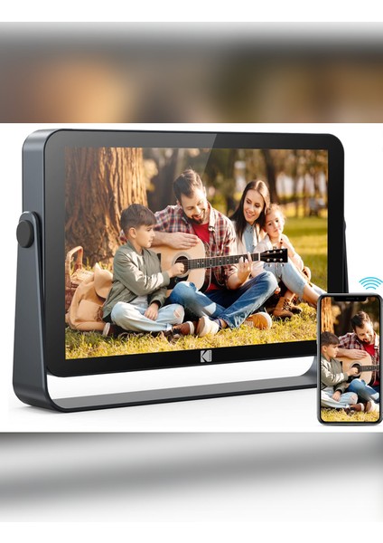 10” Wifi 6 Akıllı Dijital Fotoğraf Çerçevesi – Full Hd, Dokunmatik, 32 GB Hafıza, 3800 Mah Batarya, 5g Destekli