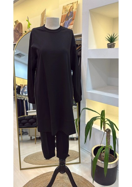 Fermuar Detaylı Tunik 38020 Siyah