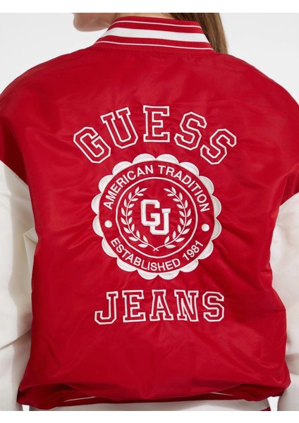 Kadın Kırmızı Bomber Ceket W5YL15WHAA2-G585 indirimleri