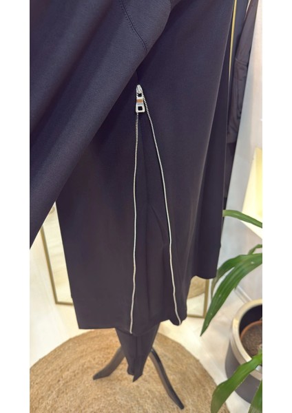 Fermuar Detaylı Tunik 38020 Siyah