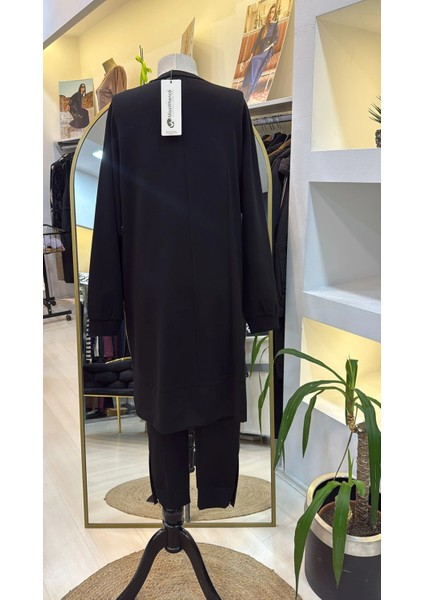 Fermuar Detaylı Tunik 38020 Siyah