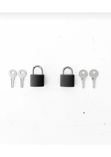 Sosın Döküm Asma Kilit 2 Anahtarlı 20 mm (2 Adet) modelleri