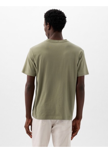 Erkek Haki Original T-Shirt