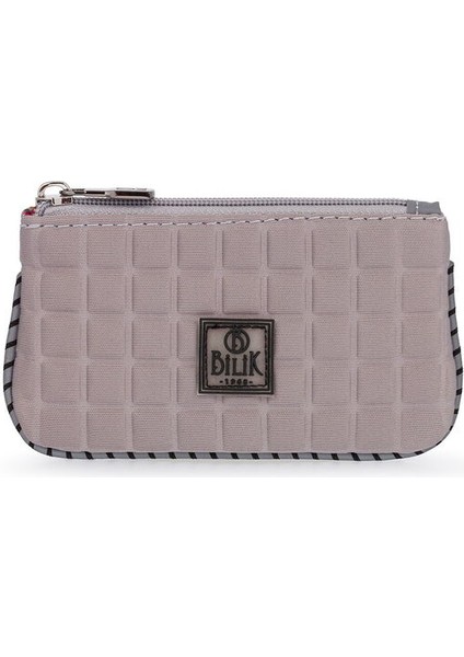 Scuba Bozuk Paralık Gri Kadın Cüzdan Zip