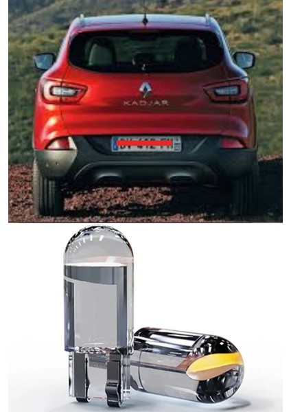 Renault Kadjar Plaka Aydınlatma Seti Beyaz Özel Cob LED