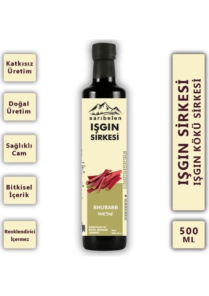 Işgın Kökü Sirkesi 500 ml Doğal & Katkısız Fermente Sirke
