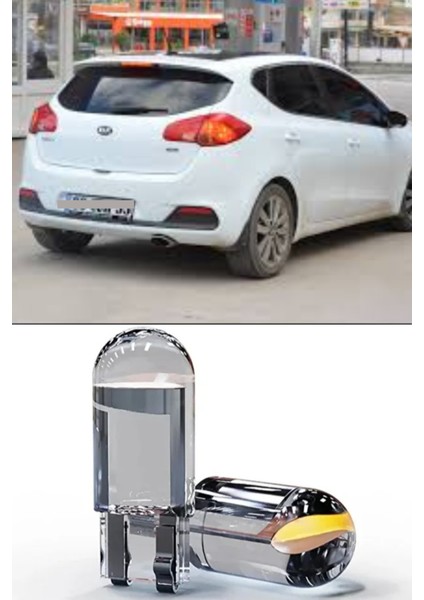 Kia Ceed Plaka Aydınlatma Seti Beyaz Özel Cob LED