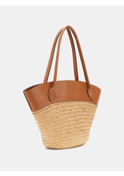 Atalia Kadın Konyak Hasır El Çantası HWWG9634230-NRC modelleri