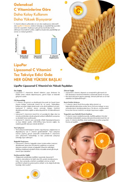Lipozomal C Vitamini (100 Kapsüle Denk, Istediğin Gıdaya Koy, Karıştır, Iç !) X 2 ADET !! modelleri