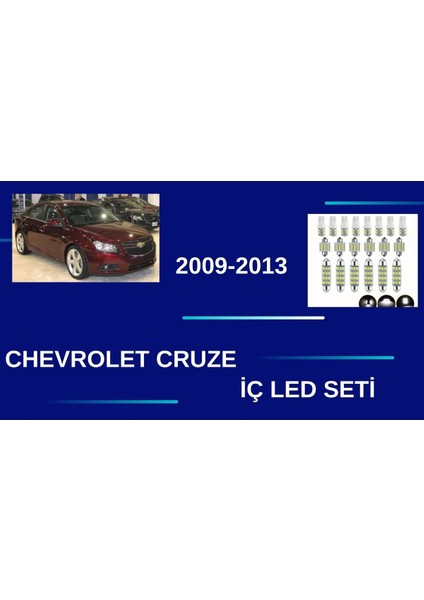Chevrolet Cruze 2009-2013 Iç Aydınlatma Seti LED
