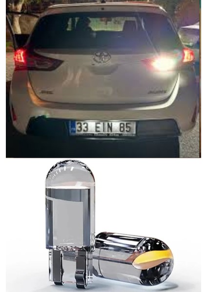 Toyota Auris Plaka Aydınlatma Seti Beyaz Özel Cob LED