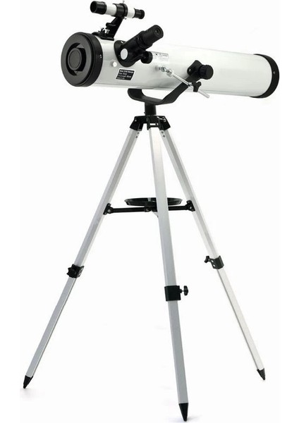 76X700 Profesyonel Aynalı Uzay Teleskopubeyaz