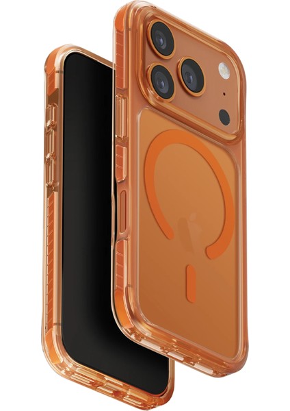 Iphone 17 Pro Kılıf Combat Serisi Üç Katmanlı Shocksorb Magsafe Özellikli (Magclick™) Koruyucu Kapak