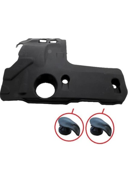 C-Elysee Motor Üst Koruma Kapağı Plastik Armasız Klipsli 0137F9