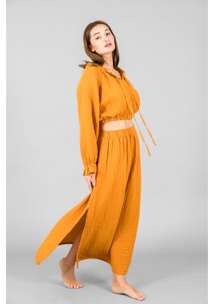 Müslin Kadın Reglan Kol Crop fırsatları