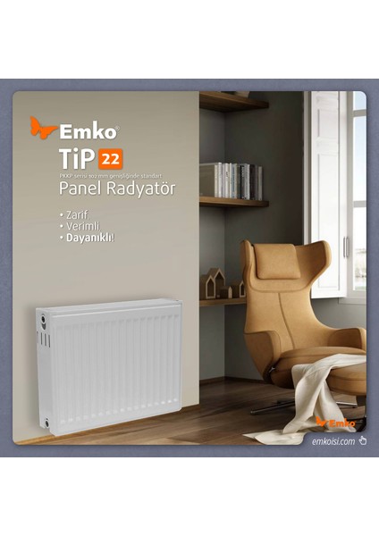 - Panel Radyatör 600X800 mm modelleri