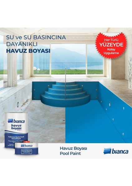 Havuz Boyası 4.5 kg Beyaz fiyatları