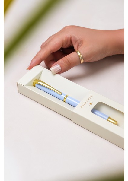 Premium Roller Kalem Mavi RP26