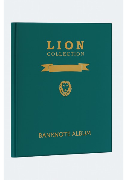 Lion 120 Adet Kağıt Para Kapasiteli, 20 Sayfa Kağıt Para Albümü, Yeşil Renk fiyatları