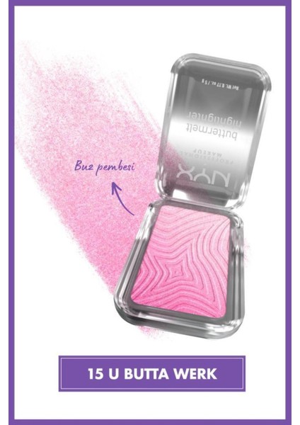 Buttermelt Highlighter Kremsi Pudra Aydınlatıcı - 15 U Butta Werk fiyatları