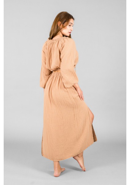 Müslin Kadın Uzun Yırtmaçlı Etek fiyatları