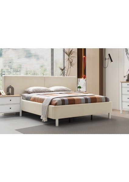 Mony White Bazalı Karyola