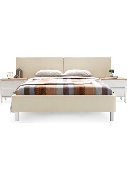 Mony White Bazalı Karyola fiyatları