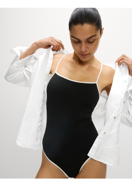 Saf Keten Oversize Girlfriend Gömlek