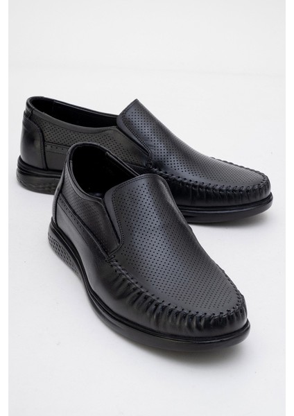 Hakiki Deri Erkek Ayakkabı Düz Taban Bağcıksız Ortopedik Tasarım fiyatları