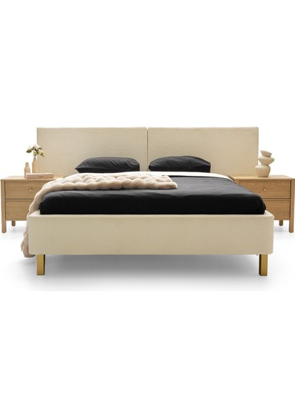 Folt Brown Bazalı Karyola modelleri