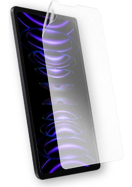 iPad Pro 11 2021 (3.nesil) Kağıt Hisli Mat Uyumlu Davin Paper Like Tablet Ekran Koruyucu-Renksiz