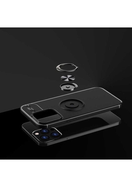 iPhone 14 Pro Kılıf Tkdw Ravel Silikon Kapak-Siyah-Mavi fiyatları